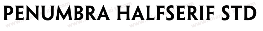 Penumbra HalfSerif Std Regular字体转换
